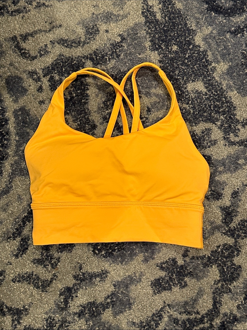 Lululemon Energy Longline Bra Mango Dream size 2